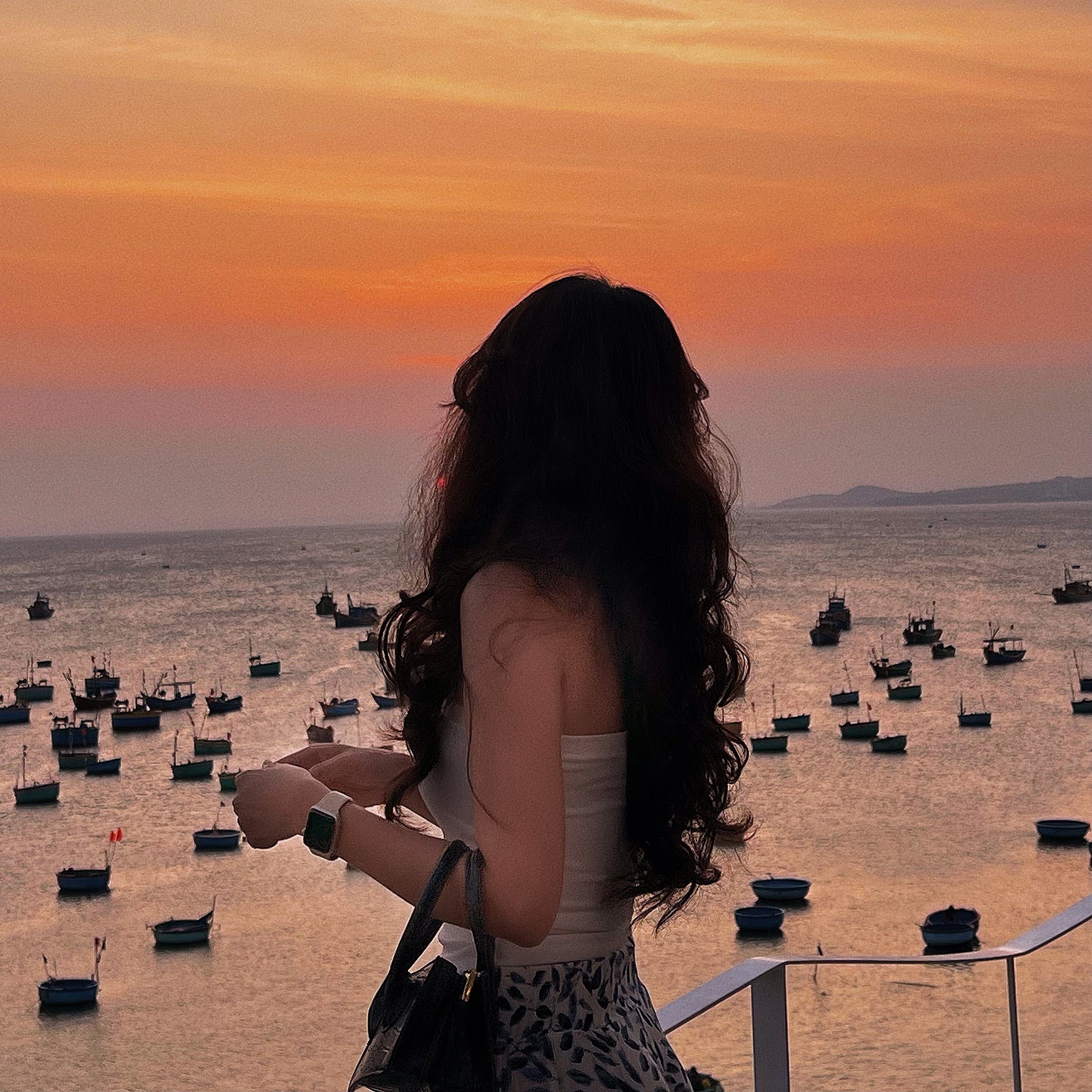 Hoàng hôn mơ màng tại Làng chài Mũi Né